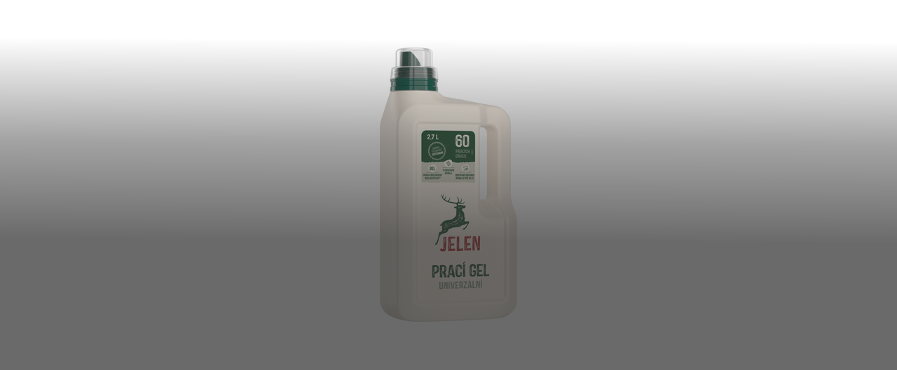 Cena Obal roku 2026 pro lahev na prací gel Jelen